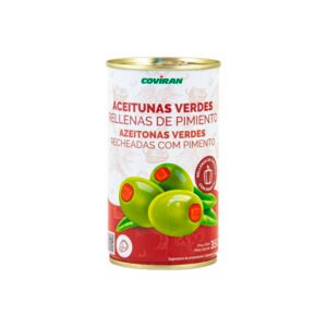 Aceitunas Verdes Rellenas de Pimiento Coviran 350g