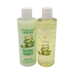 Juego de Champú y Acondicionador Fortificante Natural Wonder con Aloe Vera 400 ml