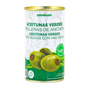 Aceitunas Verdes Rellenas con Anchoa Coviran 350g