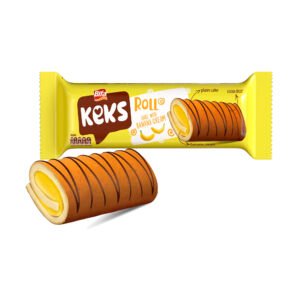 Rollo Keks con Crema Platano 50g