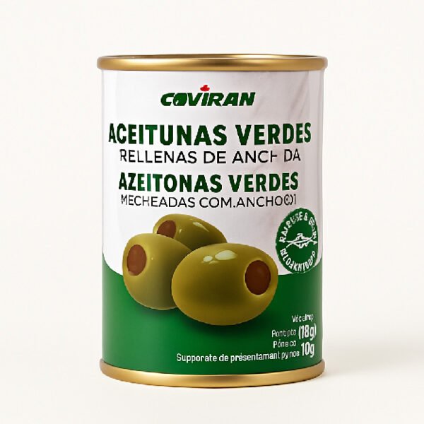 Aceitunas Verdes Rellenas con Anchoa Coviran 50g