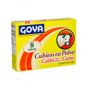 Pastillitas de Res Goya 80g (10g x 8)