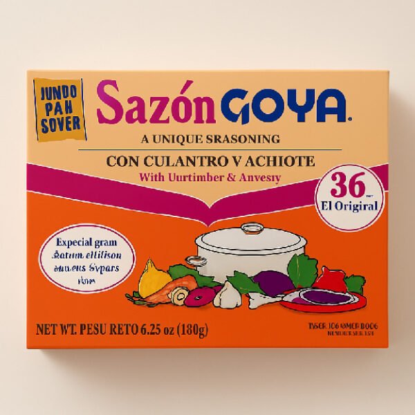 Sazón Goya con Culantro y Anchiote 180g (5g x 36)