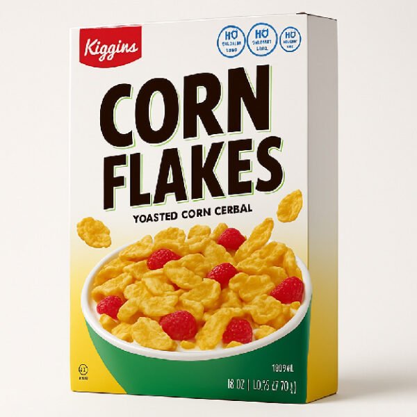 Cereal Corn Flakes Kiggins 18oz