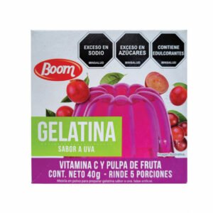 Gelatina Sabor Uva Boom 40g