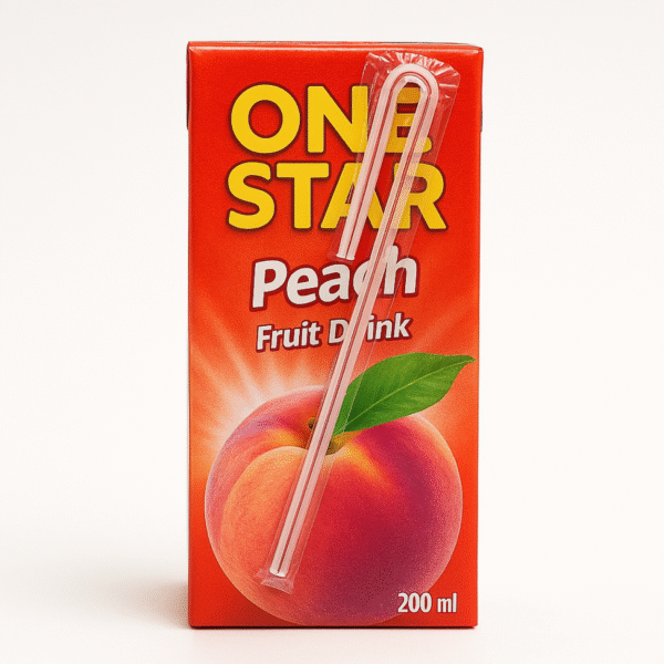 Jugo One Star Sabor Melocotón 200ml