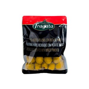 Aceitunas Verdes Rellenas con Pasta de Pimiento Fragata 160g