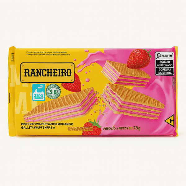 Wafer de Fresa Rancheiro 78g
