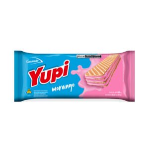 Wafer Yupi sabor Fresa 80g