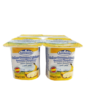 Yogurt Asturiana sabor Plátano 125g