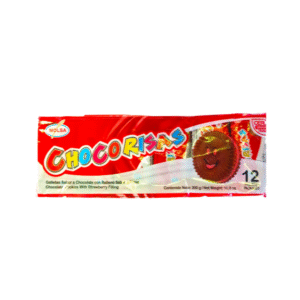 Galletas sabor chocolate con relleno fresa Chocorisas 39g