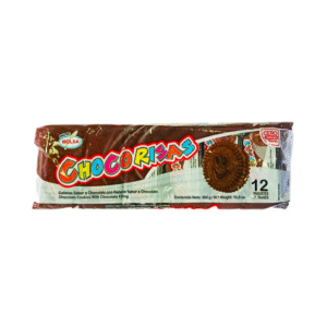 Galletas sabor chocolate con relleno chocolate Chocorisas 39g