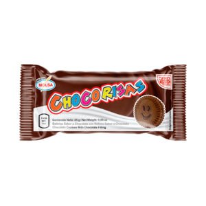 Galletas sabor chocolate con relleno chocolate Chocorisas 39g