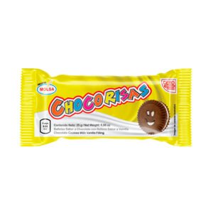Galletas sabor chocolate con relleno vainilla Chocorisas 39g
