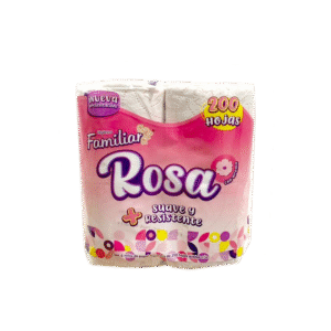 Papel Sanitario Familiar Rosa 4U