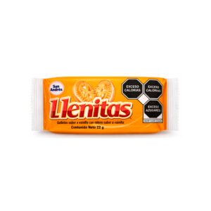 Galletas Llenitas Sabor a Vainilla 22g