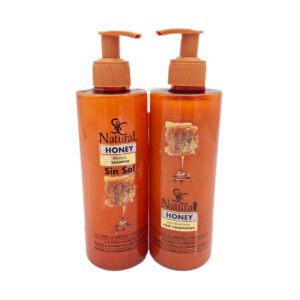 Juego de Champú y Acondicionador Natural Honey con Miel de Abeja y Propóleos 400ml