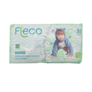 Pañales para Bebe Fleco talla L/3 32u