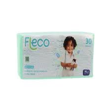 Pañales para Bebe Fleco talla XL/4 30u