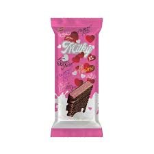 Wafer Milky Relleno de Fresa 50 g