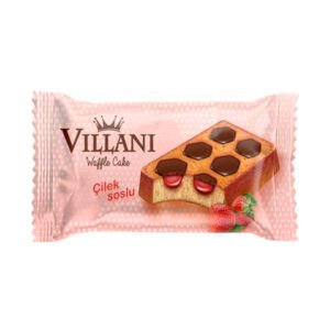 Waffle Villani Relleno con Fresa 40g