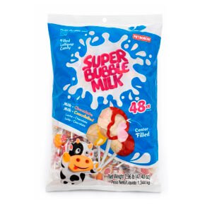 Chupa Chupa Pietrobon Super Bubble Milk Paquete 48u
