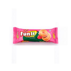 Galletas Fun2 de Vainilla Rellenas con Fresa 36g