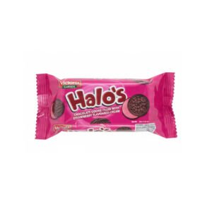 Galletas Halos de chocolate con relleno Fresa 30g