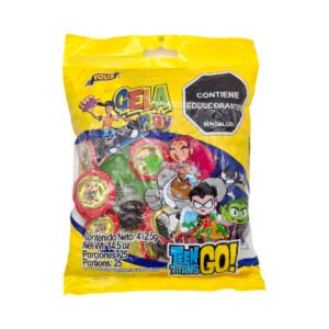 Paquete de Gelatina Yolis Teen Titans 25u