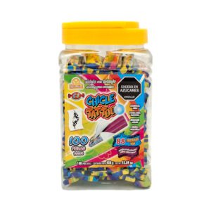 Pote de Chicle Tattoo Surtido 100u