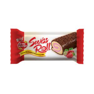 Rollo Biskeyf Relleno con Fresa 30g