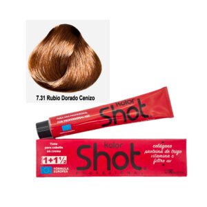 Tinte 7.31 Rubio Dorado Cenizo Kolor Shot 90g
