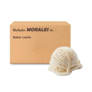 Caja de Helado Morales Sabor Leche 4L