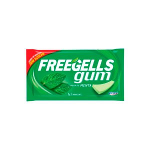 Chicle Freegells Gum Sabor Menta 8g 5u