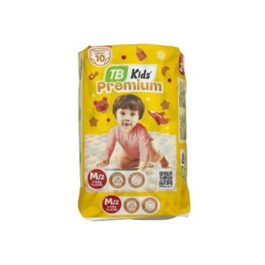 Pañales para Bebe TB Kids talla M/2 10u