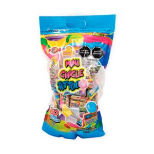 Paquete de Chicle Las Delicias Mini Chicle Tattoo 450g