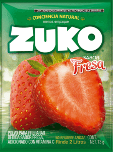 Refresco Zuko de Fresa 13g
