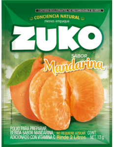 Refresco Zuko de Mandarina 13g