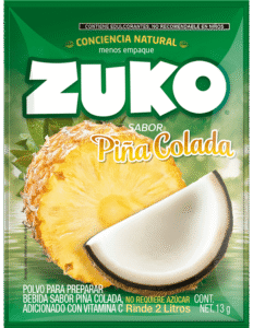 Refresco Zuko de Piña Colada 13g