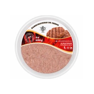 Hamburguesa de Cerdo Y&D Pote 4u 400g