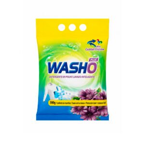 Detergente en Polvo Washo Plus 500g