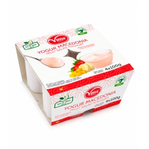 Yogurt Vima sabor Macedonia vasito 100g X 4u