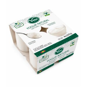 Yogurt Vima sabor Natural vasito 100g X 4u