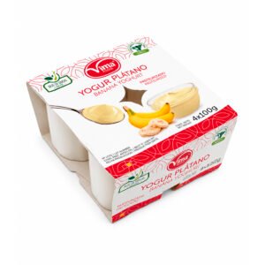 Yogurt Vima sabor Plátano vasito 100g X 4u
