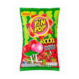 Paquete de Chupa Chupa Pin Pop Sandia XXXL 24u